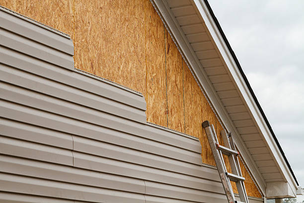 Professional Vinyl Siding technician working in Shreve, OH